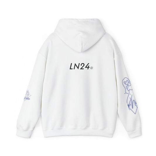 The Sexy Woman Hoodie (Blue Logo) 🔵 | LN24 Signature Hoodie Collection