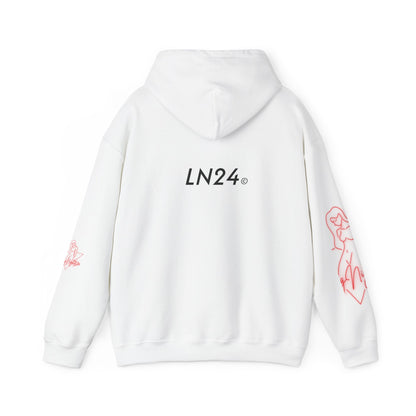 The Sexy Woman Hoodie (Red Logo) 🔴 | LN24 Signature Hoodie Collection