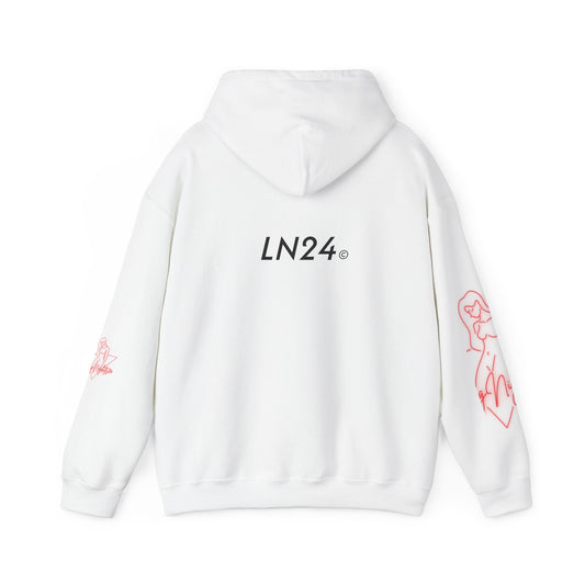 The Sexy Woman Hoodie (Red Logo) 🔴 | LN24 Signature Hoodie Collection
