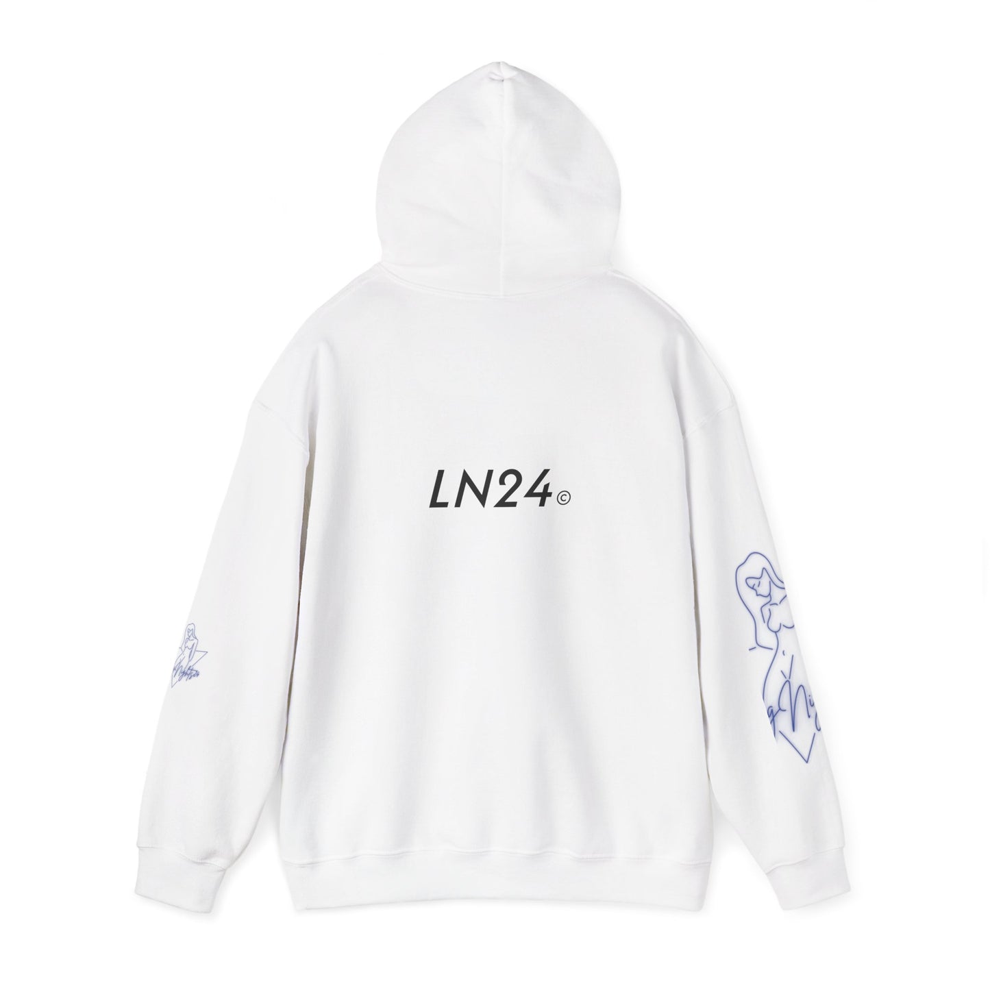 The Sexy Woman Hoodie (Blue Logo) 🔵 | LN24 Signature Hoodie Collection