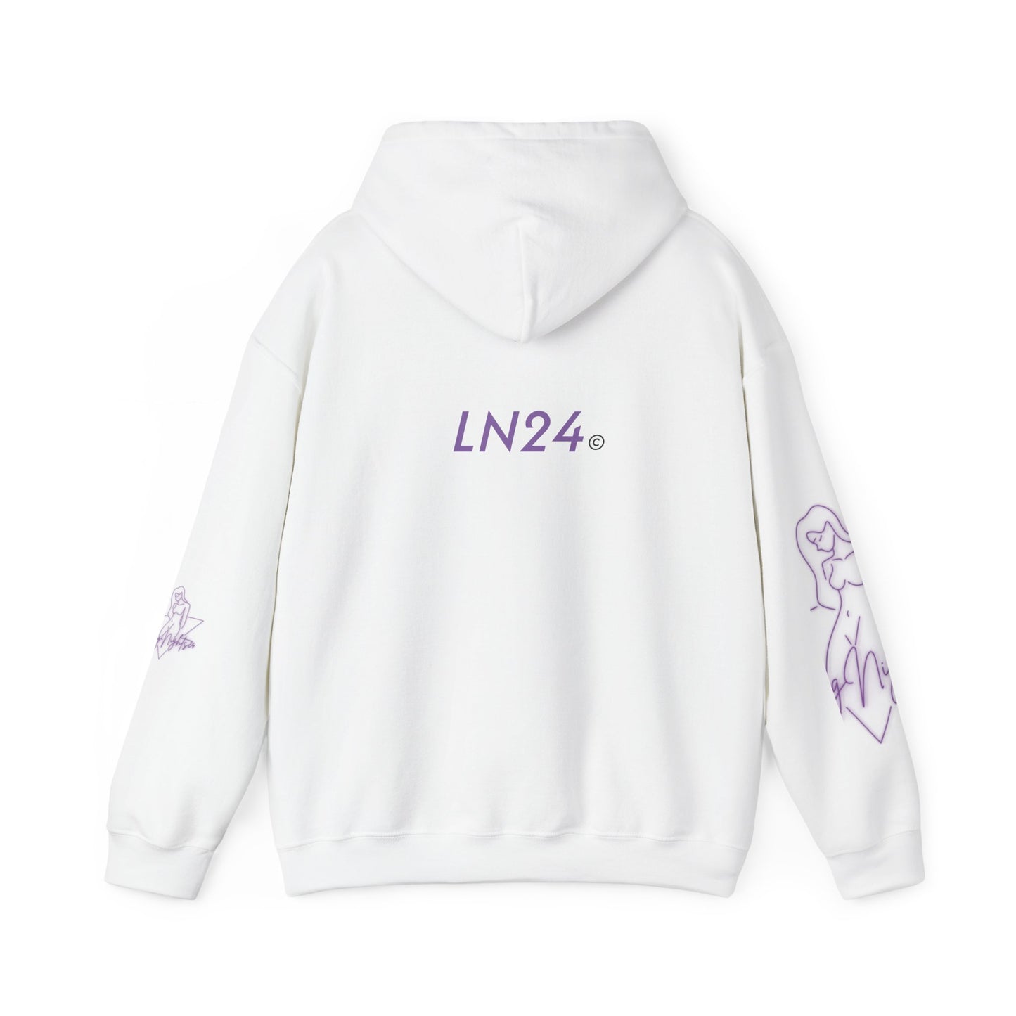 The Sexy Woman Hoodie (Purple Logo) 🔮 | LN24 Signature Hoodie Collection