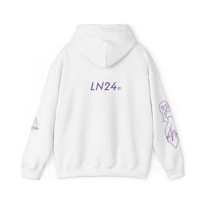 The Sexy Woman Hoodie (Purple Logo) 🔮 | LN24 Signature Hoodie Collection