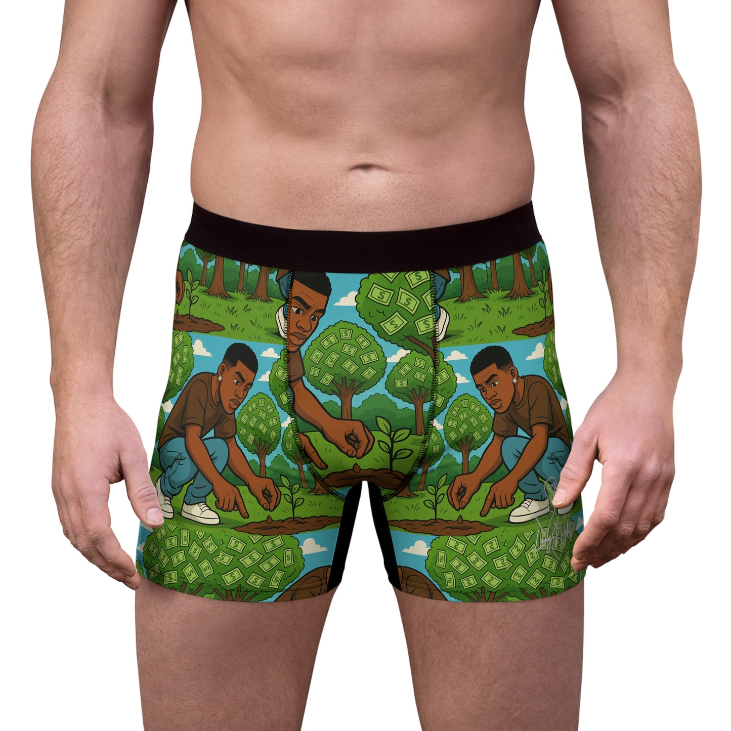 🌱 Planting Prosperity | Graphic Boxers by LN24