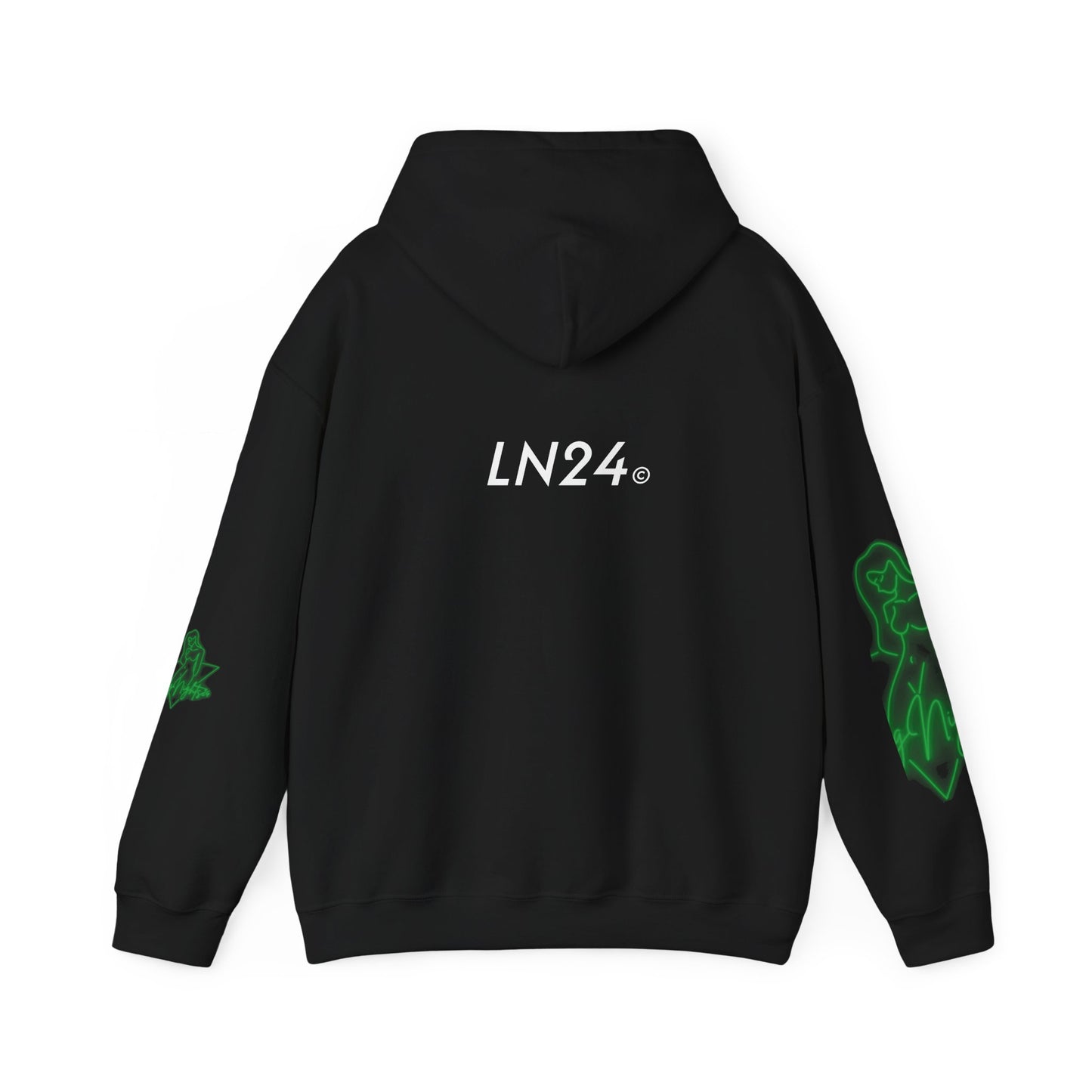 The Sexy Woman Hoodie (Green Logo) 💚 | LN24 Signature Hoodie Collection
