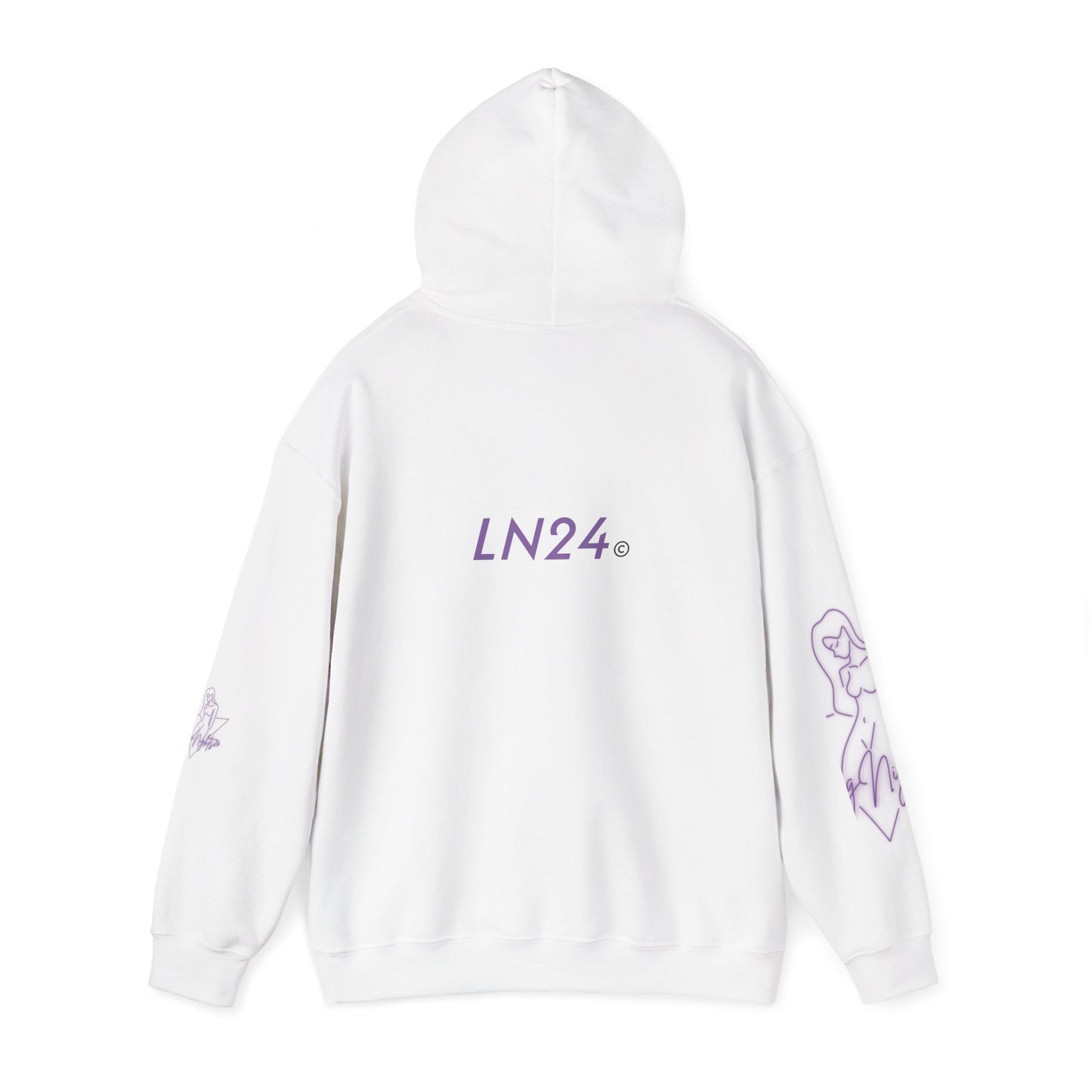 The Sexy Woman Hoodie (Purple Logo) 🔮 | LN24 Signature Hoodie Collection