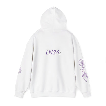The Sexy Woman Hoodie (Purple Logo) 🔮 | LN24 Signature Hoodie Collection