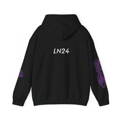 The Sexy Woman Hoodie (Purple Logo) 🔮 | LN24 Signature Hoodie Collection