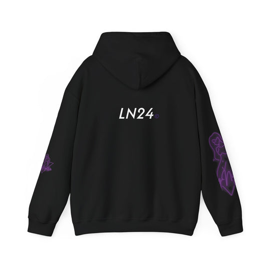 The Sexy Woman Hoodie (Purple Logo) 🔮 | LN24 Signature Hoodie Collection