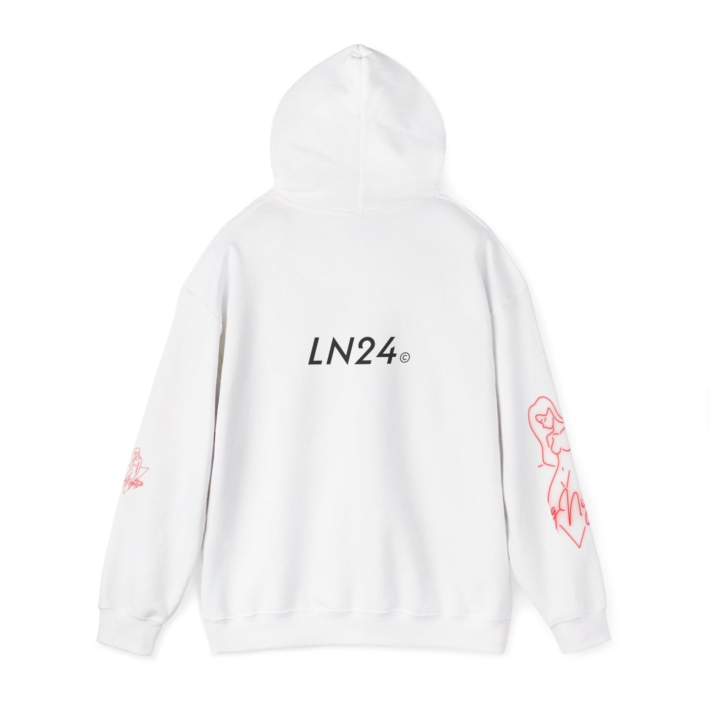 The Sexy Woman Hoodie (Red Logo) 🔴 | LN24 Signature Hoodie Collection
