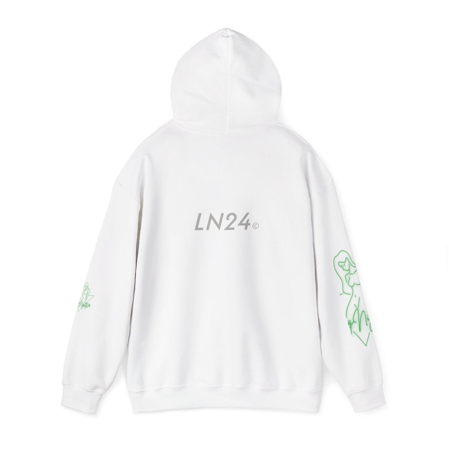 The Sexy Woman Hoodie (Green Logo) 💚 | LN24 Signature Hoodie Collection