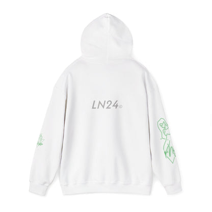 The Sexy Woman Hoodie (Green Logo) 💚 | LN24 Signature Hoodie Collection