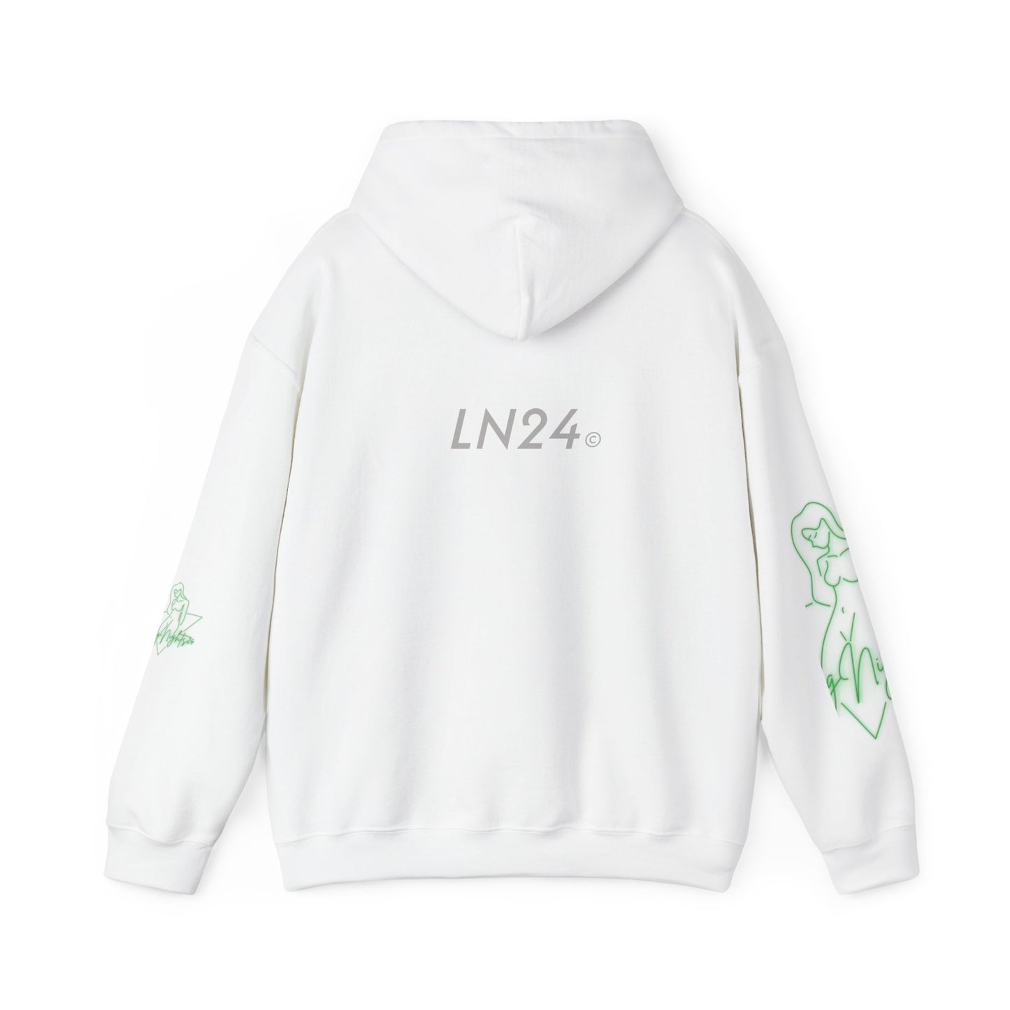 The Sexy Woman Hoodie (Green Logo) 💚 | LN24 Signature Hoodie Collection