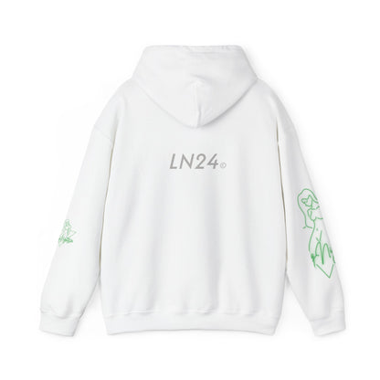 The Sexy Woman Hoodie (Green Logo) 💚 | LN24 Signature Hoodie Collection
